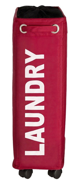 Coș de rufe CORNO, recipient 43 l, WENKO, roșu