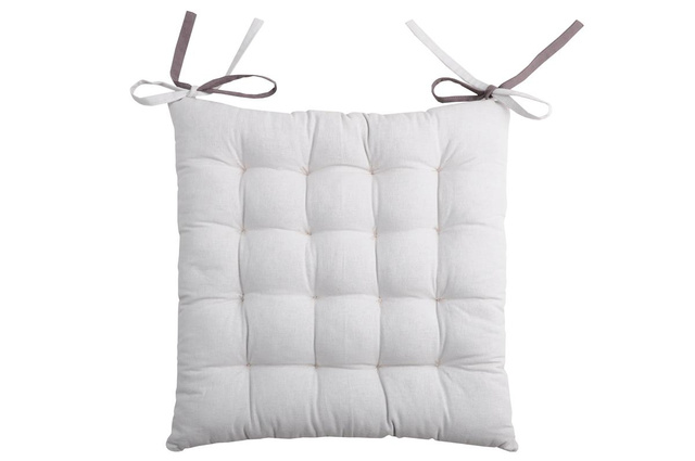 Perna pentru scaun cu legături DUO, 100% bumbac, 40 x 40 cm