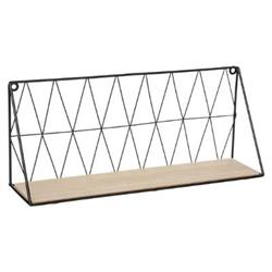 Raft decorativ de perete, 48 x 12 cm, suspendat