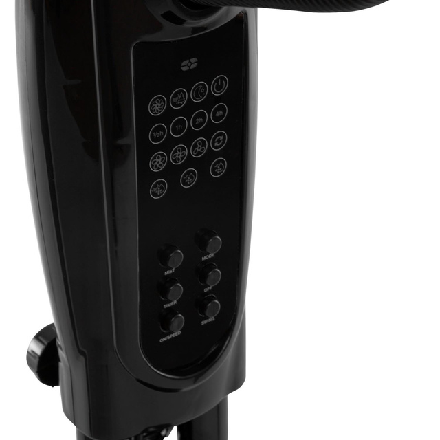 Ventilator de podea cu functie de pulverizare apa, 125 cm