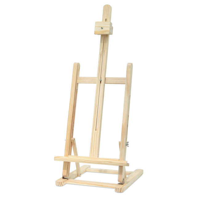 Șevalet din lemn cu înălțime reglabilă, pentru copii și adulți