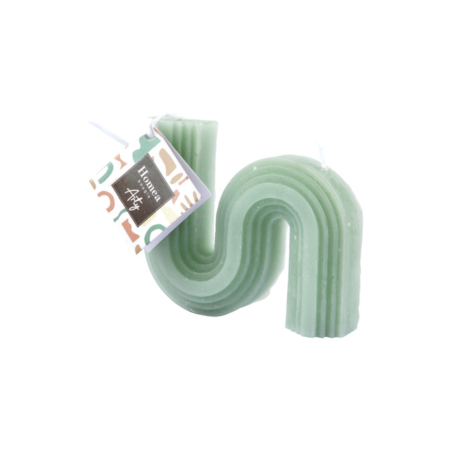 Lumanare decorativa in forma de val ARTY