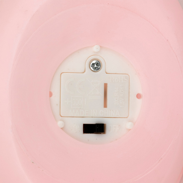 Veioză flamingo cu baterii, înălțime 14 cm