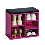 Dulap pentru 5 perechi de pantofi, cu sezut, 51,5 x 48 cm