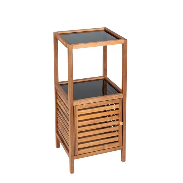 Coloană de baie din lemn de salcâm FONDI, înălțime 86 cm