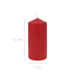 Lumânare cilindrică din parafină, Ø 7 x 15 cm