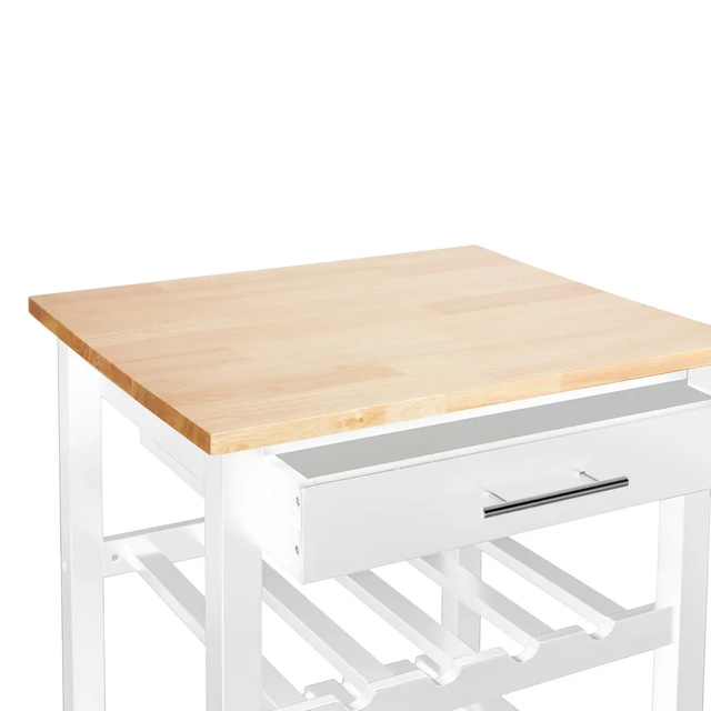 Cărucior de bucătărie din lemn