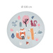 Covor rotund pentru copii Friend friends, Ø 100 cm