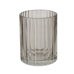 Sticla pentru periuta de dinti cu nervuri BANGO, Ø 7,7 cm