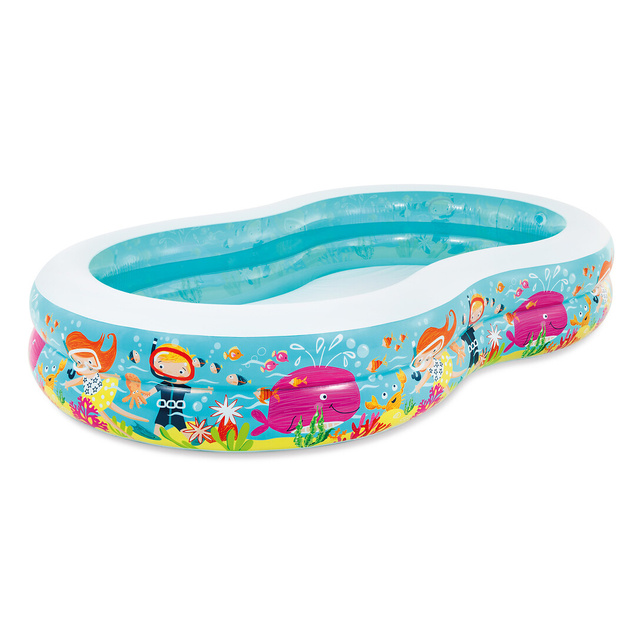 Piscina gonflabila cu model desene animate, 2,5 x 1,6 m
