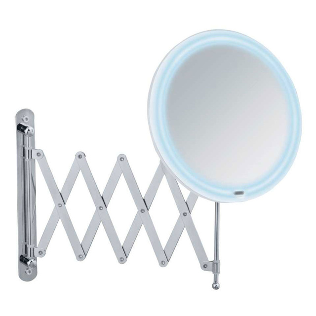 Oglindă cosmetică telescopică BARONA cu iluminare, WENKO