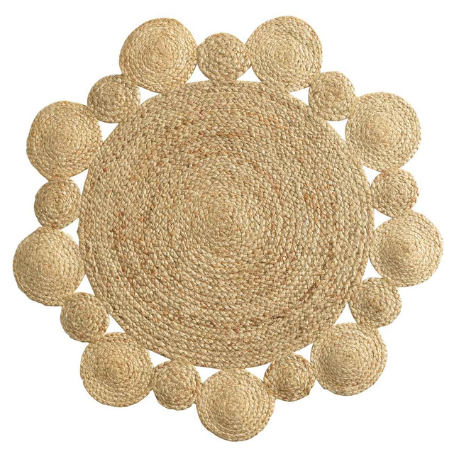 Covor de iută CORDOU, rotund