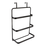 Suport pentru prosoape de baie pentru ușă, pentru 3 prosoape, 89 x 42 x 22 cm