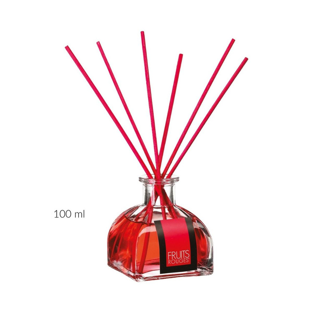 Difuzor cu bețișoare, parfum de fructe roșii, 100 ml