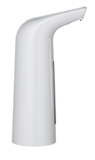 Distribuitor fara contact pentru sapun si dezinfectant LARINO, cu senzor infrarosu, alb, 400 ml, Wenko