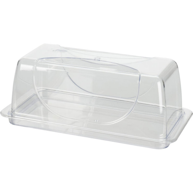 Platou pentru tort, plastic, 38,5 x 19 x 15 cm
