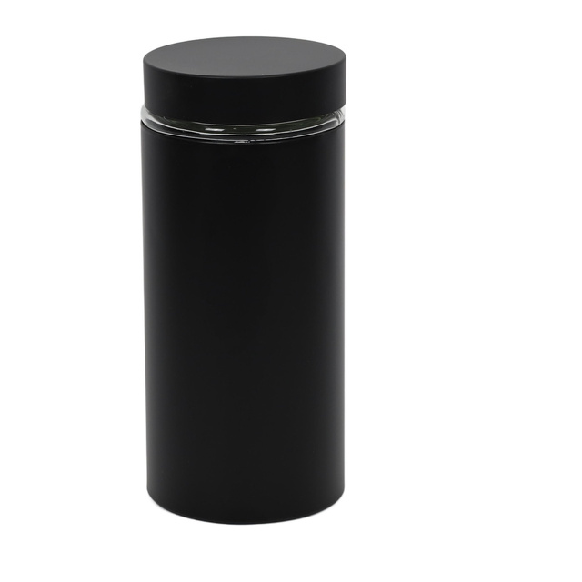 Recipient alimentar din sticla NEGRA, 1250 ml