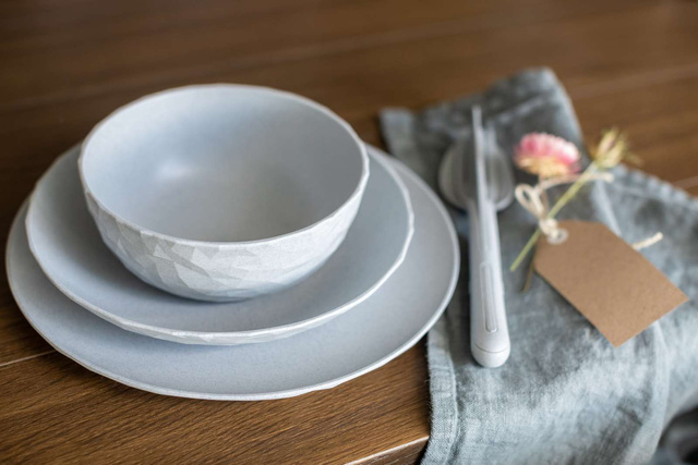 Dinner Plate CLUB organic grey