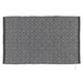 Covor de baie TURPAN, poliester reciclat, gri, model diamant, WENKO
