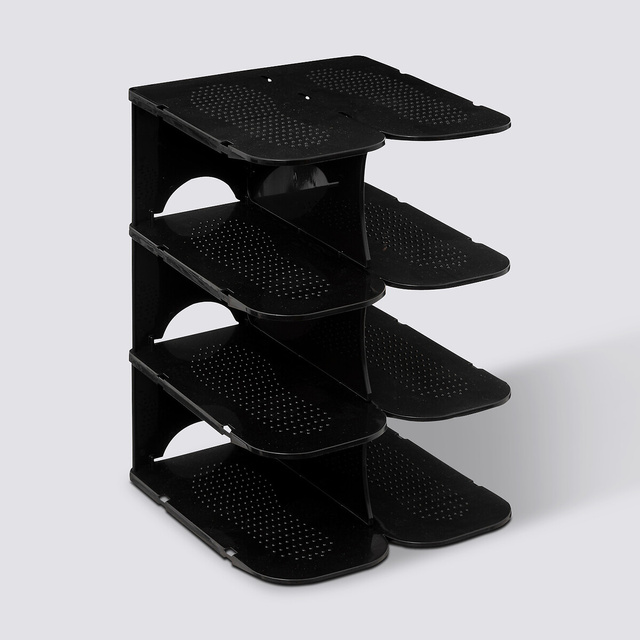 Organizator din plastic pentru pantofi și accesorii, 4 perechi