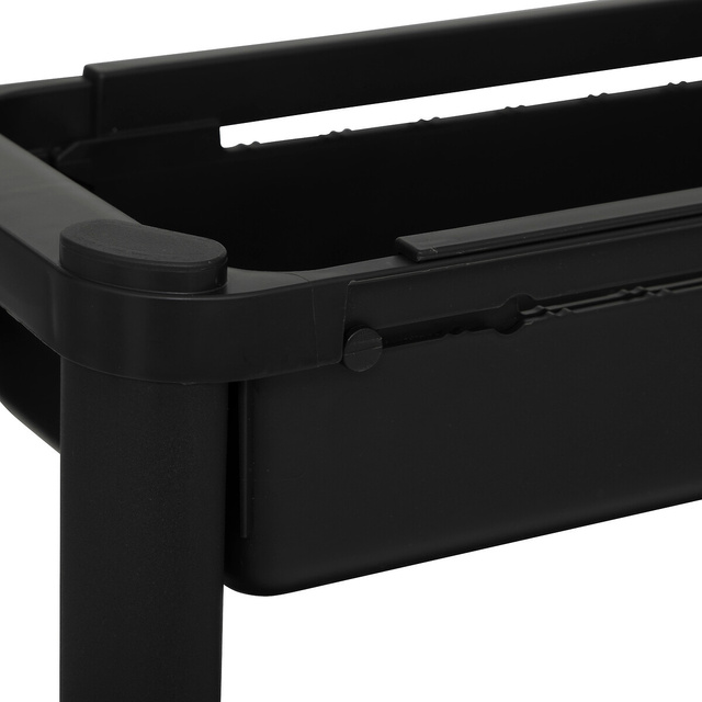 Raft extensibil cu 4 coșuri PP Neo negru