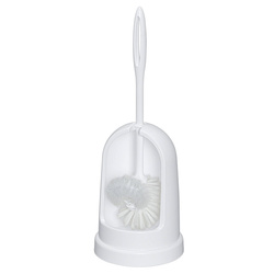 Toilet brush Standard with frame cleaner, white
