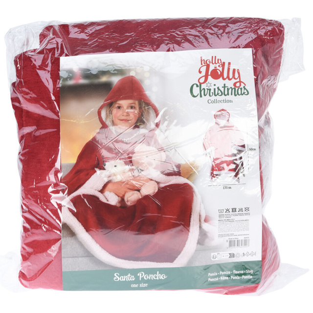 Poncho de Crăciun pentru adulți