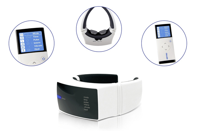 Aparat de masaj al gatului, cu masaj impuls 2E