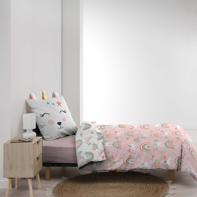 Lenjerie de pat copii 140 x 200 cm ETOILINE, 100% bumbac