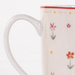 Cana de portelan model floral Blumi, 350 ml
