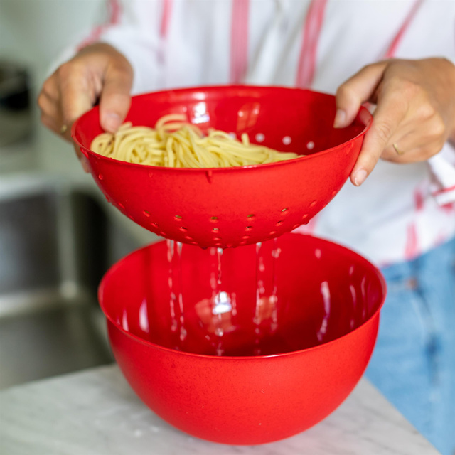 Storcător 2 l. PALSBY M, KOZIOL, roșu organic