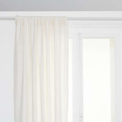Draperie Widdy fagure alb 130 x 260 cm