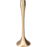 Candelabru auriu pentru o lumânare, 8,5 x 25,5 cm
