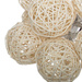 Ghirlandă LED pe baterii, rattan, 10 LED-uri, 162 cm