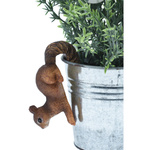 Coroană pentru ghiveci Animal vesel, polyresin, 9 x 4,5 x 8 cm