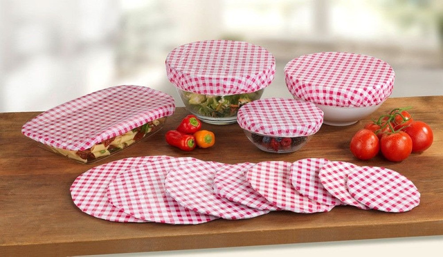 Set de huse pentru recipiente cu alimente CLASSIC, 12 bucăți