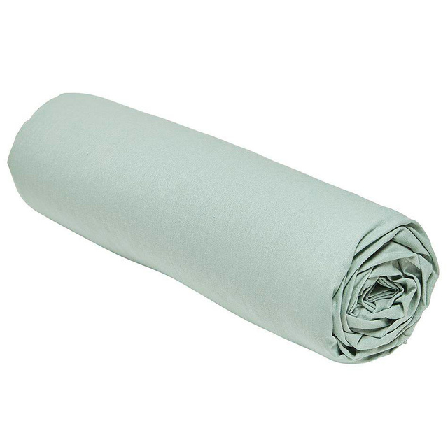 Cearsaf de pat cu elastic Plain, din bumbac, 160 x 200 cm