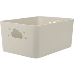 Recipient pentru jucării SKY, 34,5 x 25 x 15 cm, gri