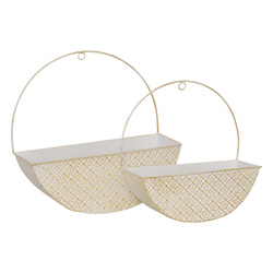 Set 2 ghivece de perete TINO, 34 cm