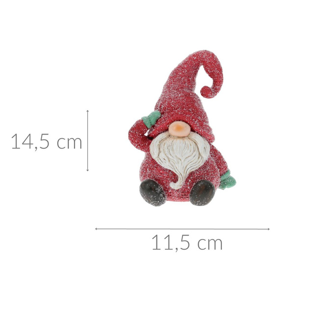 Spiriduș de Crăciun decorativ, 14 cm