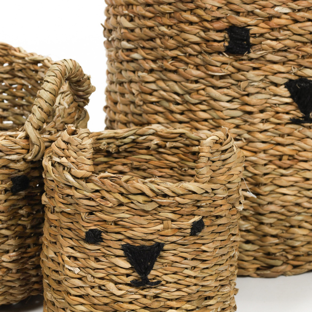 Coșuri pentru jucării Urși cu urechiușe JOY, 3 bucăți