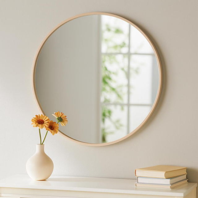 Oglindă de perete rotundă SORO, Ø 50 cm