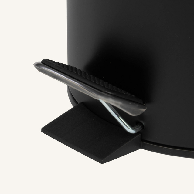 Coș de baie ZETRU, 3 l, cu capac din bambus