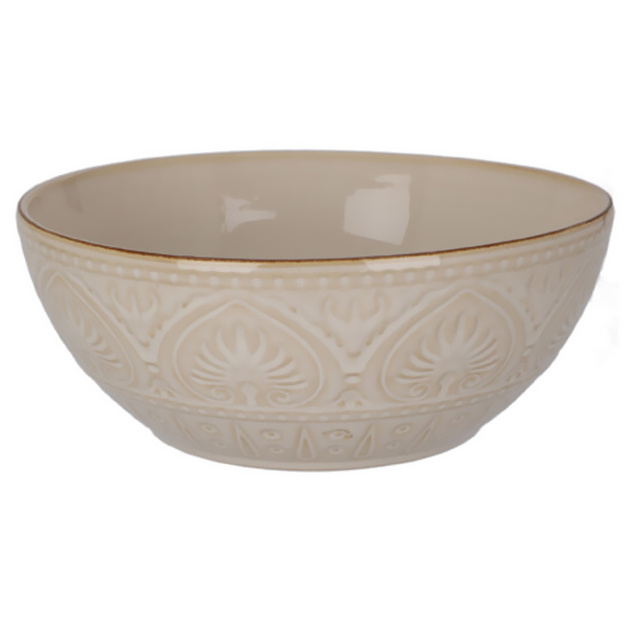 Vas din ceramică cu model canelat, 1900 ml