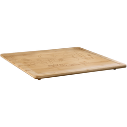 Placă de protecție pentru aragaz din bambus, 56 x 50 cm