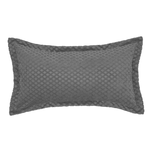 Perna dreptunghiulara din catifea CHECK, 30 x 50 cm