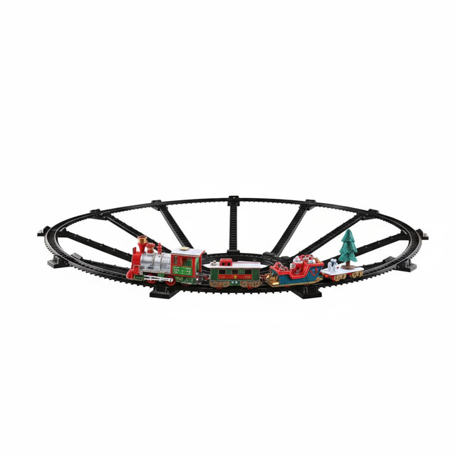 Trenuleț de Crăciun pentru brad, 23 de elemente, Ø 87,5 cm