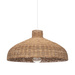 Lampă suspendată ORIGANES cu abajur din ratan, Ø 58 cm