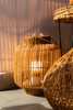 Felinar decorativ din rattan ALI, 30 cm