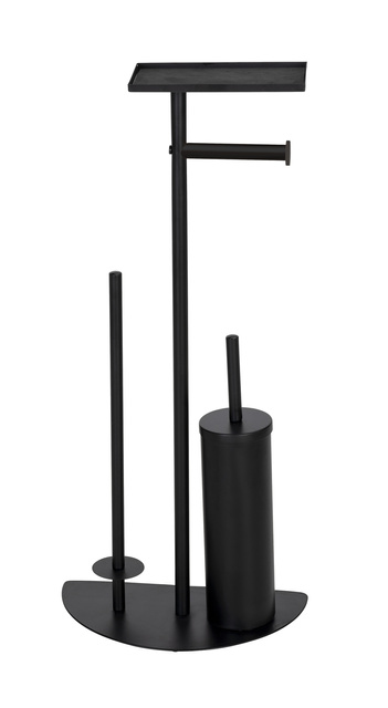 Suport perie de toaleta cu suport pentru hartie si polita 4in1 COSENZA